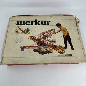 Vintage Merkur Erector Set - Metal Some Pieces Missing